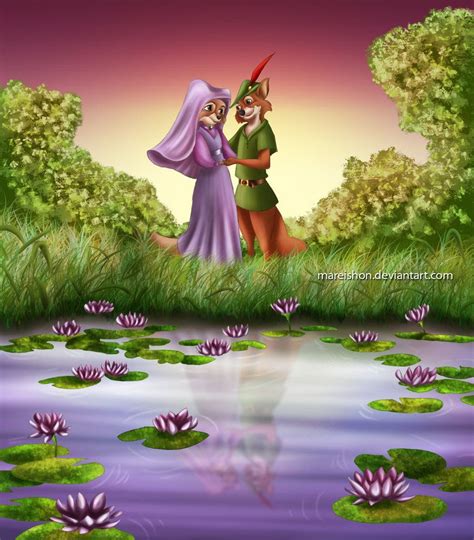 Robin Hood And Maid Marian Robin Hood Disney Art Maid Marian