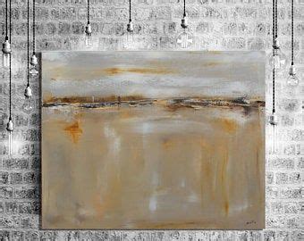 UNIKAT Malerei ORIGINAL Modern Abstrakt Bild Acryl OT Taupe Gold