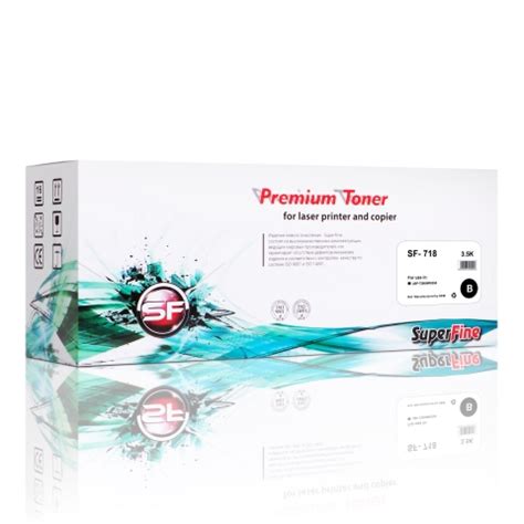Картридж SuperFine SF-718 Bk черный - Canon-laser Картриджи SuperFine ...