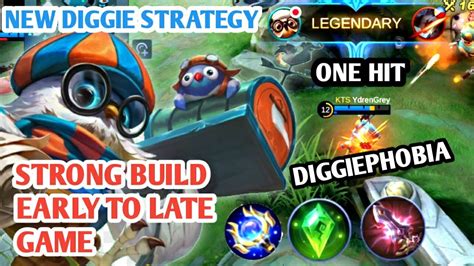 DIGGIE BEST BUILD 2023 NEW DIGGIE STRATEGY MOBILE LEGENDS YouTube