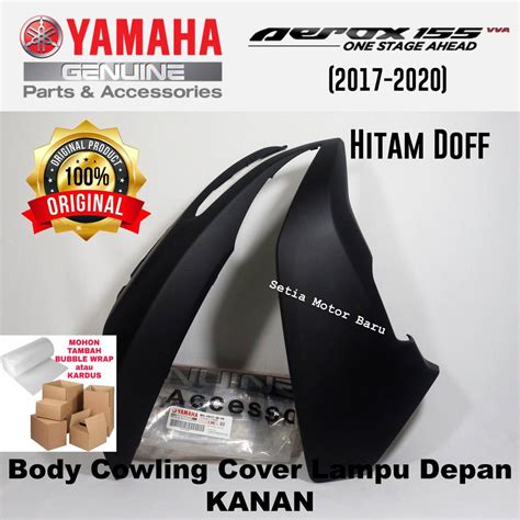 Jual Yamaha Cover Lampu Depan Body Cowling Aerox Old Hitam Doff