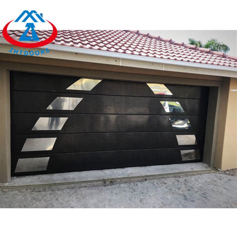 Lightweight Aluminum Garage Doors For Homes Zhongtai