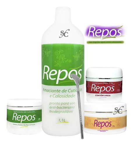 Amaciante De Cutícula E Calosidade G Repos 3 Produtos P Frete grátis