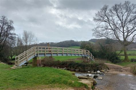 Footbridge Over The River Coly At Tim Heaton Geograph Britain