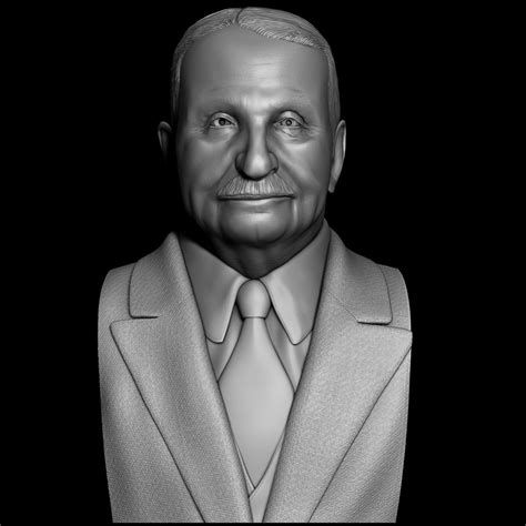 Ludwig Von Mises 3d Model 3d Printable Cgtrader