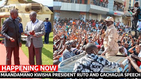 Breaking News Maandamano Kwisha Rais Ruto Na Dp Gachagua Watoa Onyo