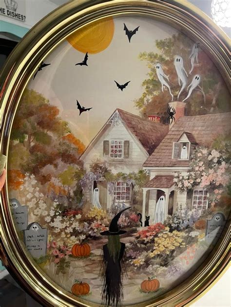 Pin By Janet Thompson On Ghost Paintings In Halloween Art