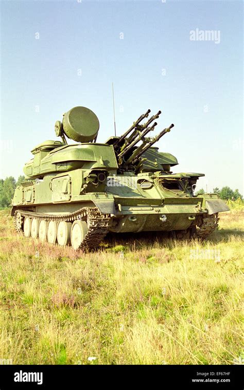 The ZSU-23-4 "Shilka" is a lightly armored, self-propelled, radar ...