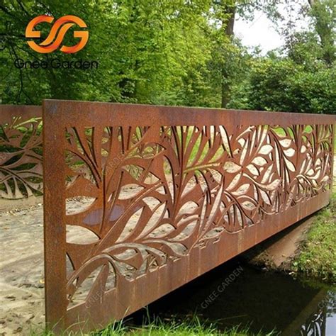 Usine De Fournisseurs De Fabricants De Ponts De Jardin En Acier Corten