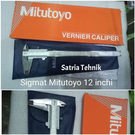 Jual Sigmat Mitutoyo Inchi Vernier Caliper Jangka Sorong Mm