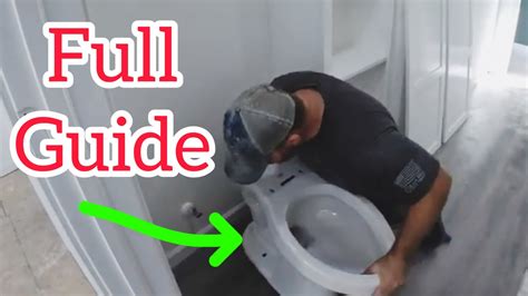 How To Install A Toilet Youtube