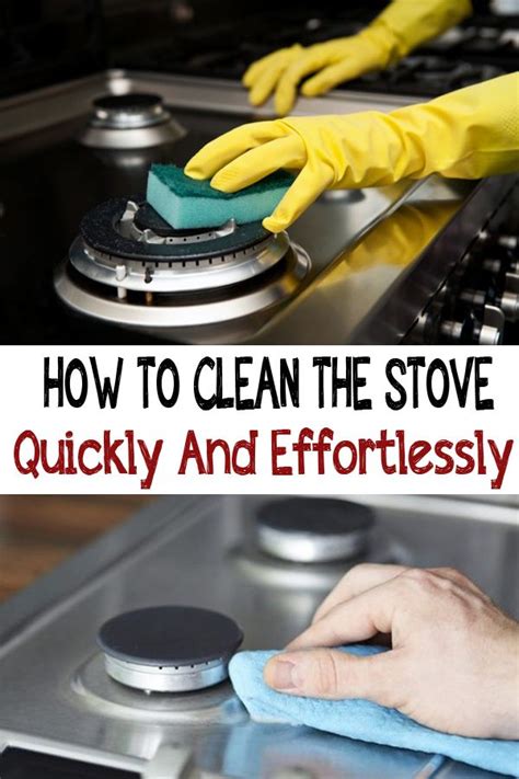 How To Clean The Stove Quickly And Effortlessly Cleaning Stove Diy