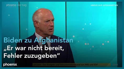 Andrew B Denison Zur Rede Von Us Pr Sident Biden Nach Dem Abzug Aus