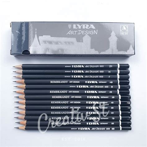 Jual LYRA Rembrandt Graphite Pencils Art Design 669 Pensil Desain