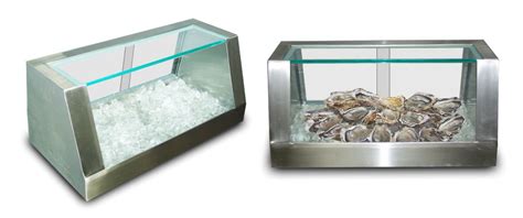 Bar Displays Raw Bars Oyster Bar Ice Box Display Case Oysters