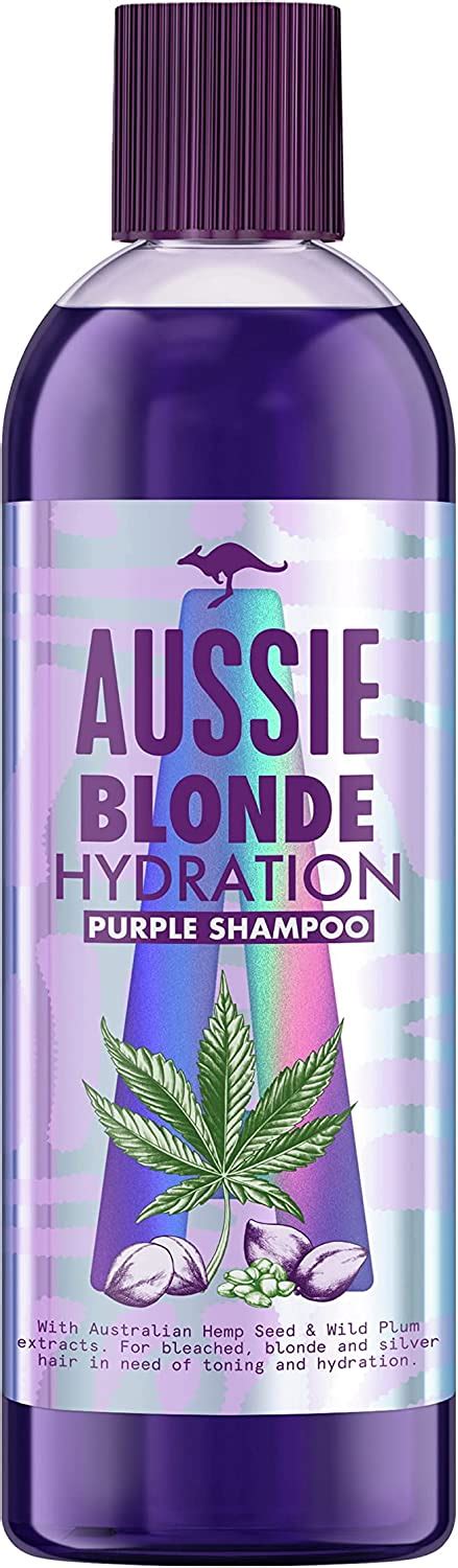 Aussie Blonde Hydration Purple Shampoo Ml Amazon Co Uk Beauty