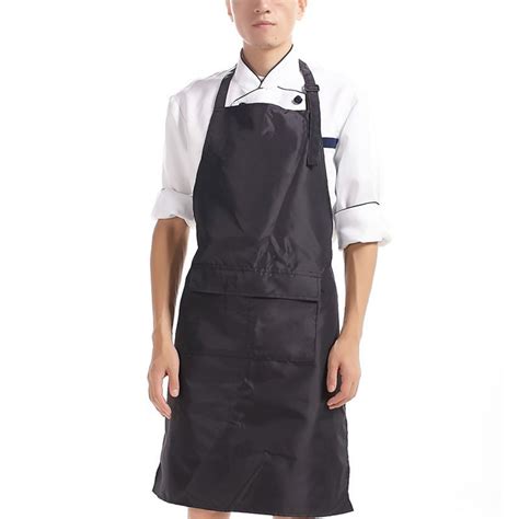 Pvc Waterproof Cooking Kitchen Apron Women Men Long Anti Oil Work