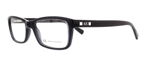 Armani Exchange Eyeglasses Ax3007 8005 Black Transparent 53mm