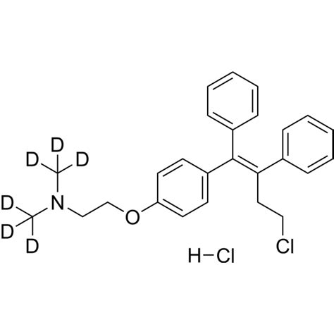 Toremifene D6 Hydrochloride Z Toremifene D6 Hydrochloride Stable