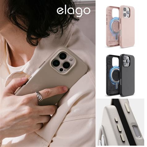 Elago iPhone 16 Pro Pro Max磁吸植物皮革薄型手機殼 PChome 24h購物