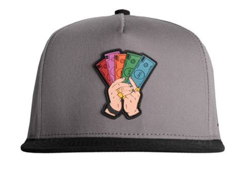 4a1 Gorra Billetes Colores Gris Negro Super Baratijas