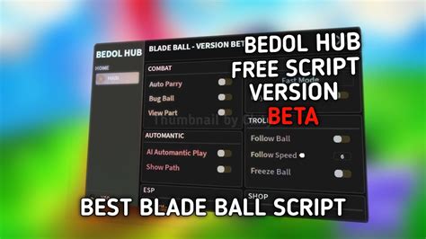 Best Blade Ball Script Mobile Pc Bedol Hub Youtube