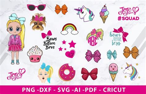 Pin On JoJo Siwa Clipart SVG PNG Silhouette Cut File