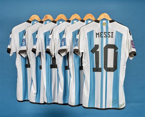 Lionel Messi's World Cup jerseys ignite frenzy at Sotheby's auction ...