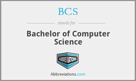 Bcs Bachelor Of Computer Science