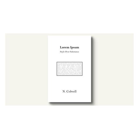 Lorem Ipsum By N Colwell Book