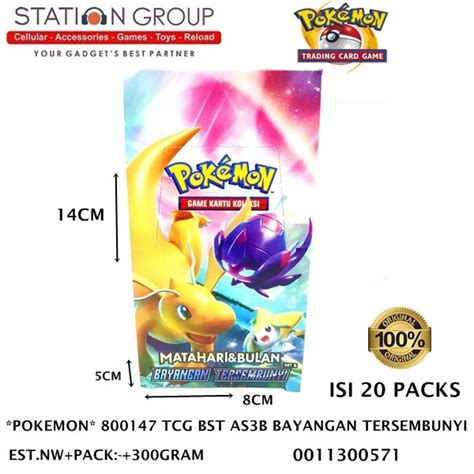 Jual Kartu Pokemon Matahari Bulan Tcg Booster As B Bayangan