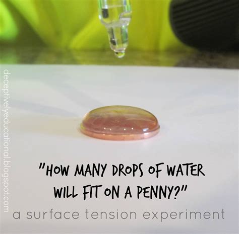 Water On Penny Experiment