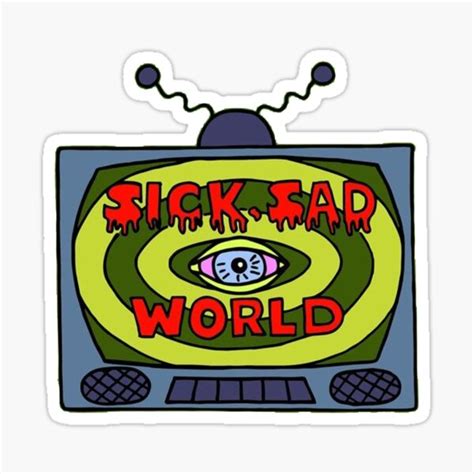 Sick Sad World Daria Tv Sticker For Sale By Charlieart123 Redbubble