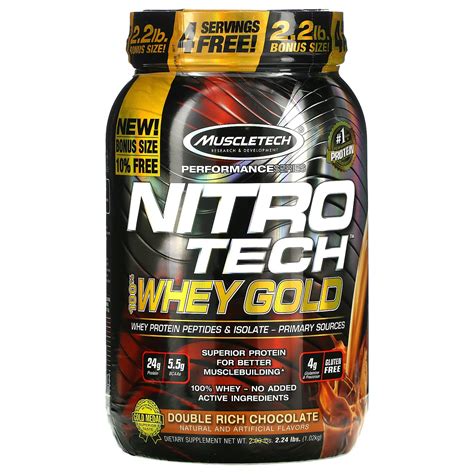 Muscletech Performance Series Nitro Tech Whey Gold Double Rich