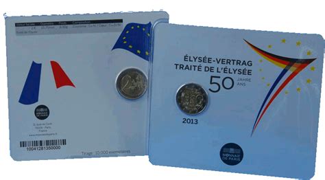 Francia 2 Euro Commemorativo Trattato DellEliseo 2013 Blog Di