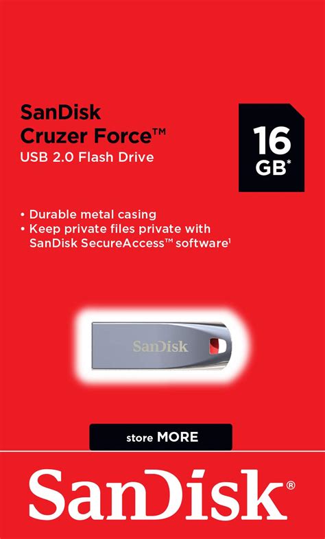 Sandisk Cruzer Force Usb Flash Drive Cz Gb Usb Durable Metal