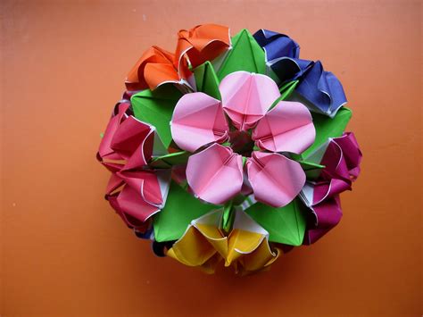 Wild Rose Kusudama Design Von Uniya Filonova Sandra Origami Flickr