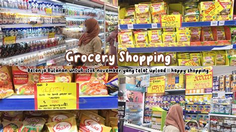 GROCERY SHOPPING Belanja Bulanan November 2023 YouTube