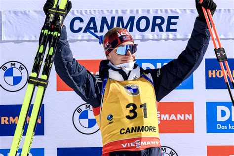 Biathlon Apr S Son Succ S Sur Le Sprint De Canmore Johannes Thingnes