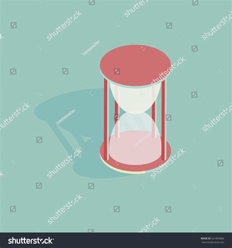 Isometric Vector Illustration Hourglass Stock Vector Royalty Free 321893066 Shutterstock