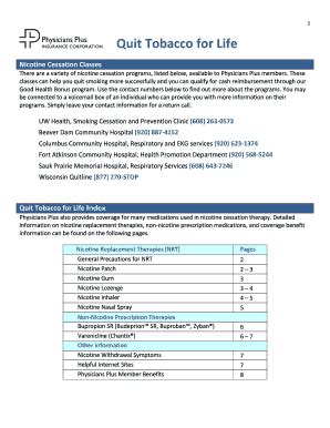 Fillable Online Quit Tobacco For Life Doc FORM PRE 14A Proxy