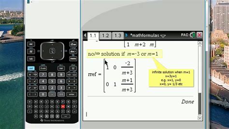 A Special Simultaneous Linear Equation Solver Using Ti Nspire Cx Cas