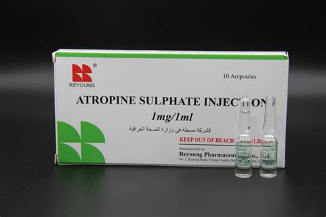 Atropine Sulfate Injection Injection With Gmp Certificate China