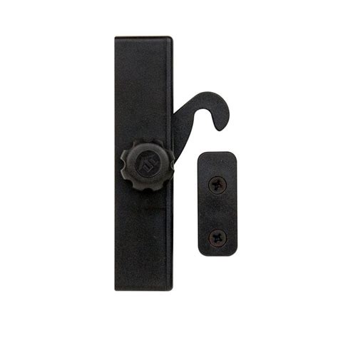 Spectrum Black Folding Door Lock Hfdrlock The Home Depot