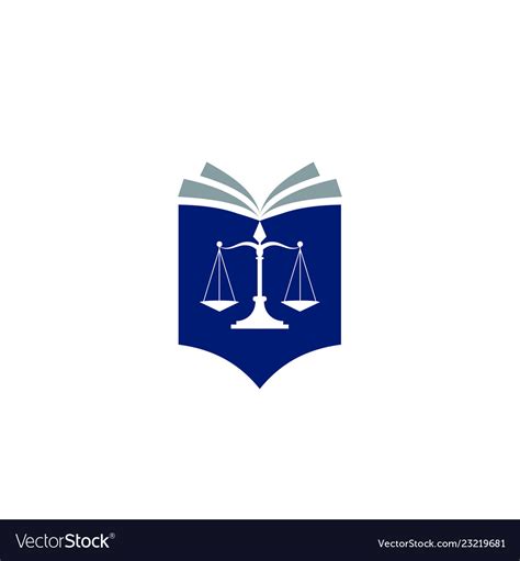 Law Firm Logo Royalty Free Vector Image Vectorstock