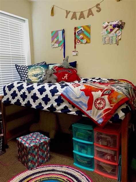 Ridgecrest West University Of Alabama College Dorm Room Cool