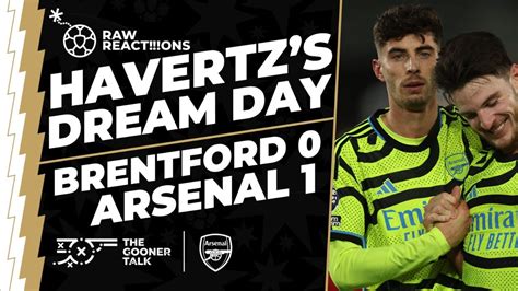 Kai Havertz Goal Sends Gunners Top Brentford Arsenal Match