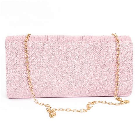 Bolsa Clutch Feminina Festa Glitter Al A De Corrente Compre Agora