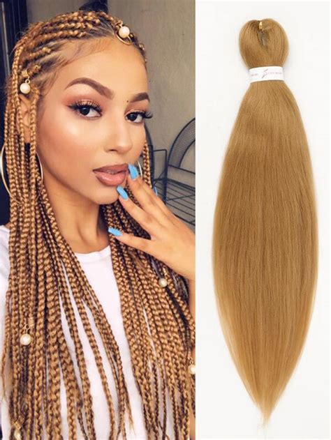 Braiding Hair Extensions 24inch Ombre Yaki Straight Jumbo Braids Synthetic Hair For Women Diy