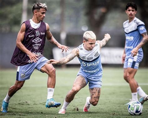 Santos Trabalha Finalizações Em Penúltimo Treino Antes De Enfrentar O